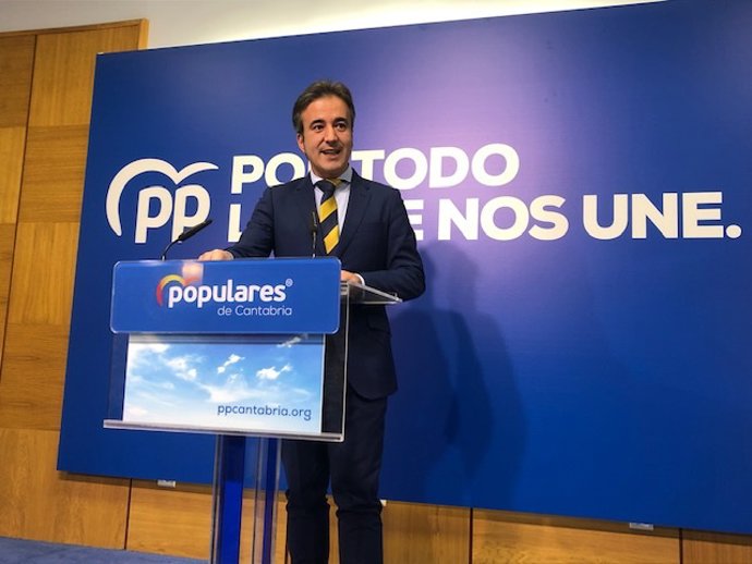 El diputado nacional del PP por Cantabria Diego Movellán