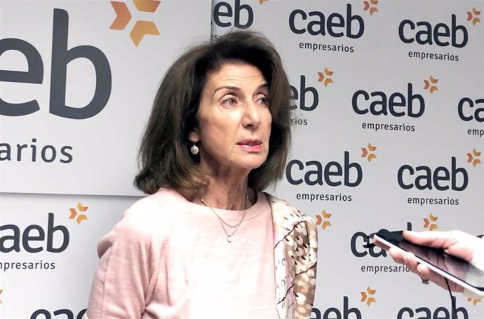 La presidenta de la Confederación de Asociaciones Empresariales de Balears (CAEB), Carmen Planas, en una foto de archivo