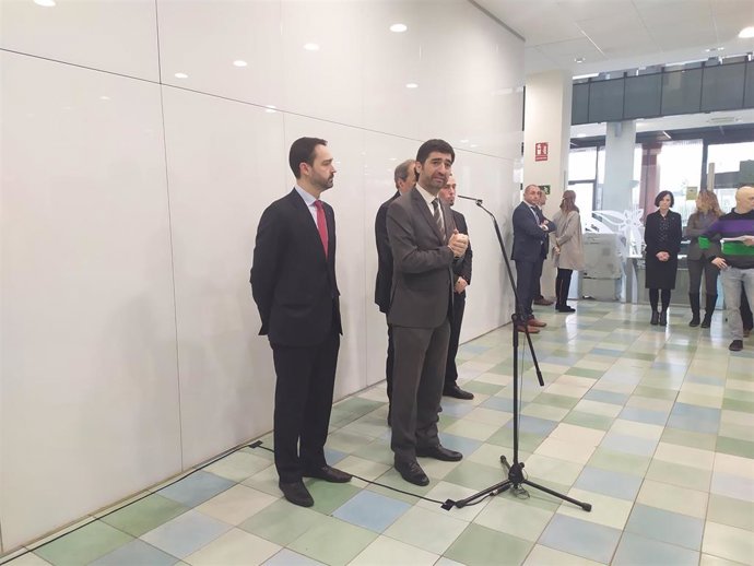 El conseller de Políticas Digitales y Administración Pública de la Generalitat, Jordi Puigneró, tras visitar la Agencia de Ciberseguridad de Catalunya, el 3 de enero de 2020.