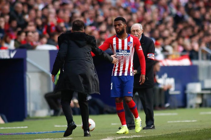 Simeone y Lemar (Atlético)