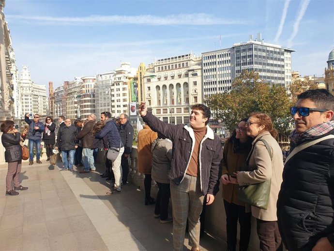 Vistas al balcón del Ayuntamiento
