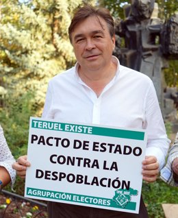Tomás Guitarte, el cabeza de lista al Congreso por Teruel