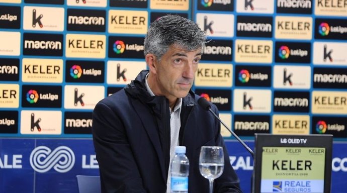 Imanol Alguacil, entrenador de la Real Sociedad.