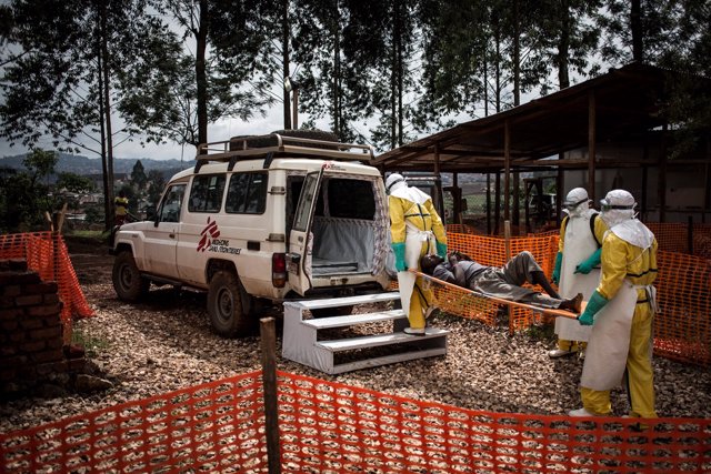 Centro de tratamiento contra el ébola de MSF en Butembo