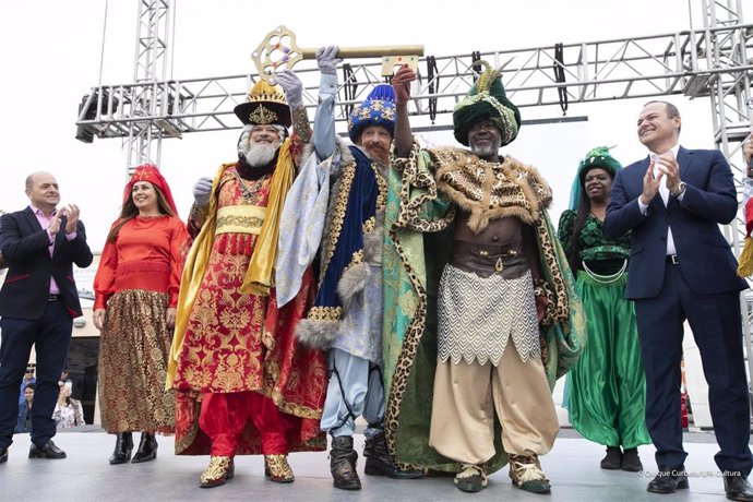 Llegada de los Reyes Mayos a Las Palmas de Gran Canaria en 2019