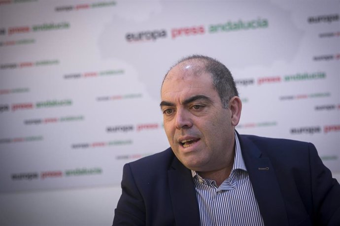 El presidente de la Asociación de Trabajadores Autónomos (ATA), Lorenzo Amor, durante una entrevista con Europa Press Andalucía, en Sevilla, a 01 de enero de 2020.