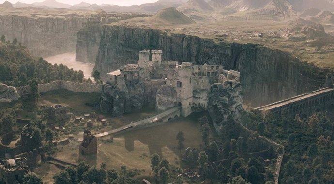 Uno de los mágicos castillos que aparecen en The Witcher