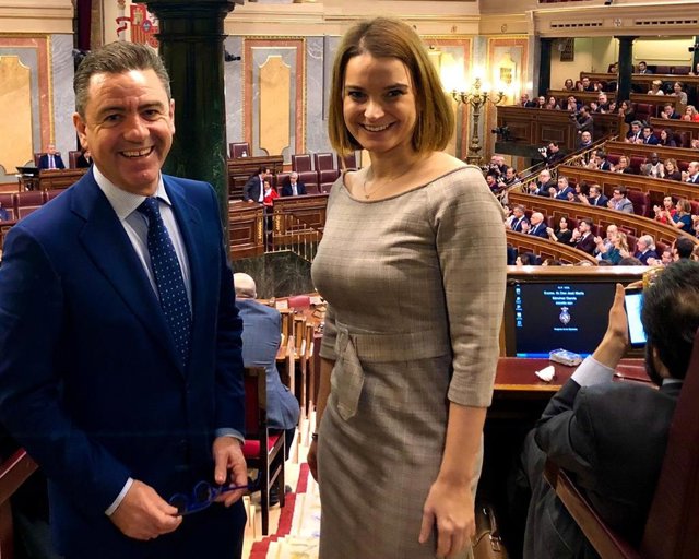 La diputada del PP por Baleares, Marga Prohens, en el debate de investidura.