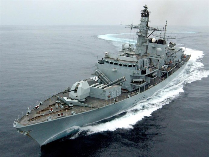 La fragata HMS Montrose