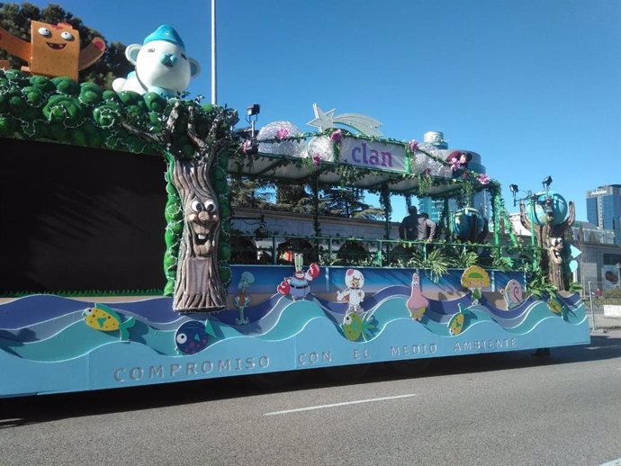 La Cabalgata de Reyes vuelve a Madrid este domingo con 11 carrozas, 1.800 kilogramos de caramelos y "mucha magia e ilusión" para los niños.