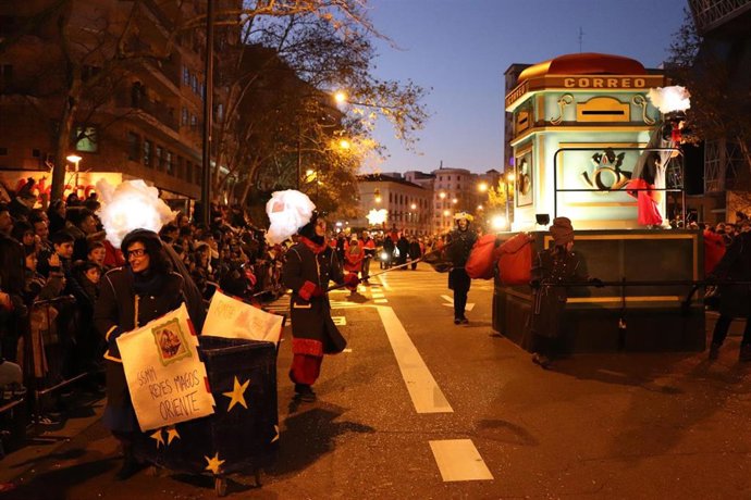 La cabalgata de los Reyes Magos este domigno en Zaragoza.