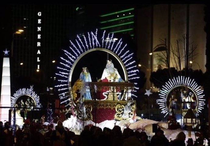 Cabalgata de Reyes Magos en Madrid