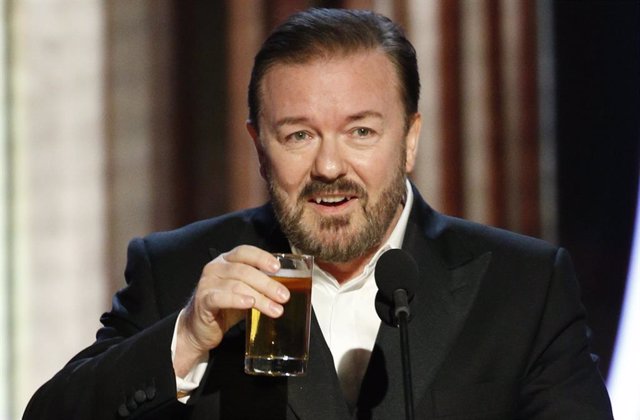 Ricky Gervais en los Globos de Oro