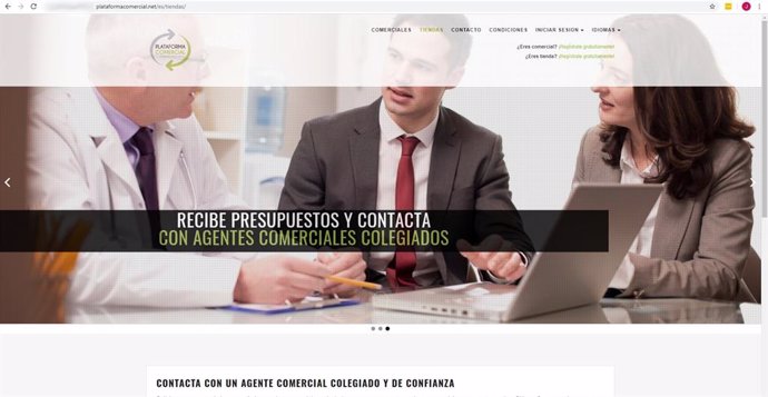 El Collegi Oficial d'Agents Comercials de Barcelona (COACB) ha obert el web www.plataformacomercial.net per posar en contacte comeros catalans de tots els sectors amb els agents comercials collegiats