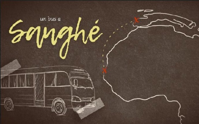 Cartel de la campaña 'Un bus a Sanghé'