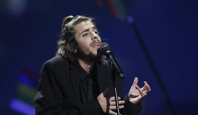 El cantante portugués Salvador Sobral