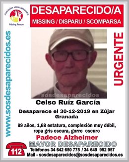 El varón desaparecido en Zújar.
