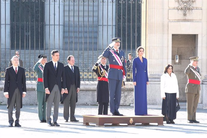 El Rey Felipe y Letizia en la Pascua Militar