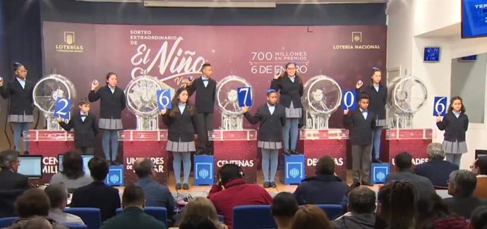 Tercer premio del sorteo del Niño