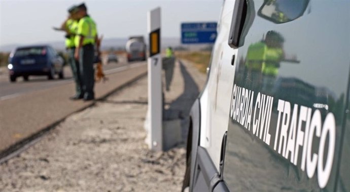 Guardia Civil Tráfico en una imagen de archivo 