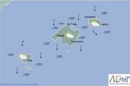 El tiempo en Baleares hoy, 7 de enero de 2020.