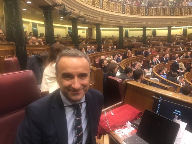 El diputados por Baleares al Congreso, Pere Joan Pons, en la Cámara Baja.