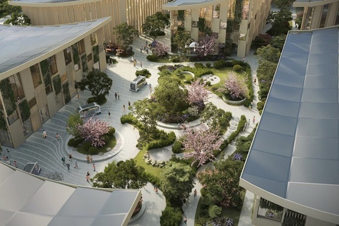 Prototipo de la ciudad del futuro de Toyota.