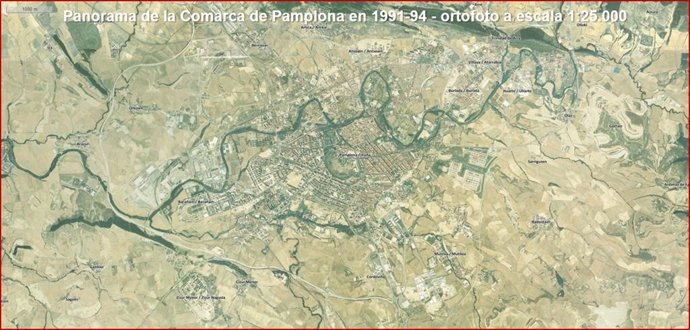 El Gobierno de Navarra completa la serie de ortofotos históricas de la Comunidad foral