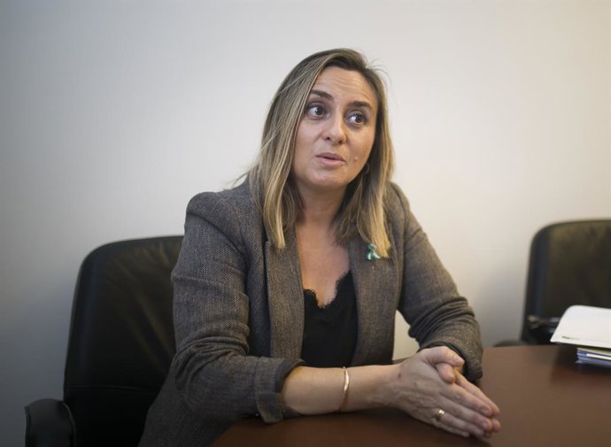 La consejera Fomento, Infraestructura y Ordenación del Territorio de la Junta de Andalucía, Marifrán Carazo, durante una entrevista de Europa Press Andalucía. En Sevilla, a 20 de diciembre de 2019.