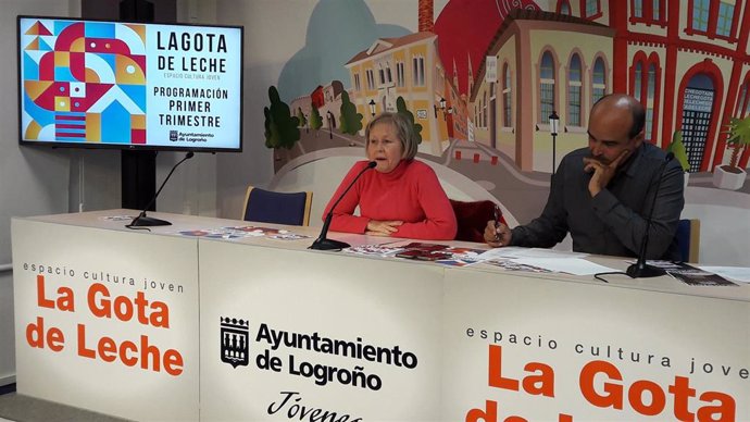 La concejala de Educación, Elisabeth Peltzer, y el responsable de Juventud, Alberto Martínez, han presentado la programación del primer trimestre para La Gota de Leche