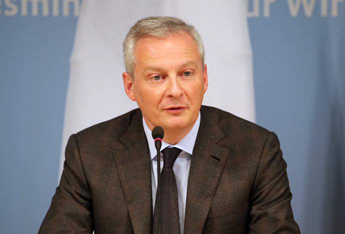 19 de Febrero, 2019, Berlin: El ministro de Economía francés, Bruno Le Maire. Foto: Wolfgang Kumm/dpa