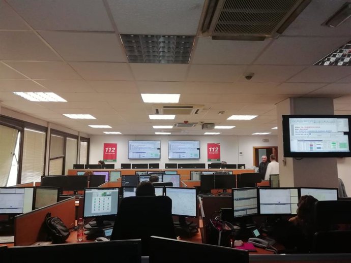 Sala de Málaga de Emergencias 112 Andalucía