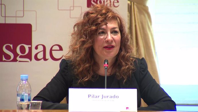 La presidenta de la SGAE, Pilar Jurado