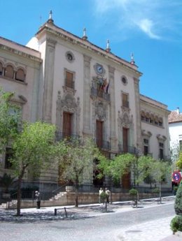 Vista del Ayuntamiento de Jaén