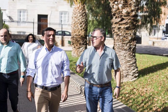 El presidente de la Diputación de Almería visita Alhama de Almería
