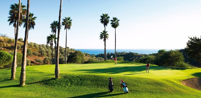 Campo de golf en Málaga.