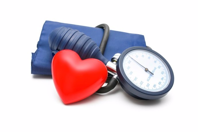 Blood Pressure gauge and heart