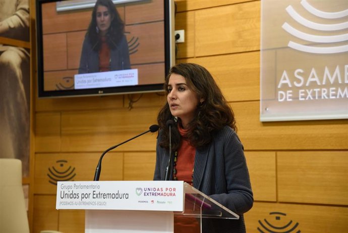 Irene de Miguel en una imagen de archivo en una rueda de prensa