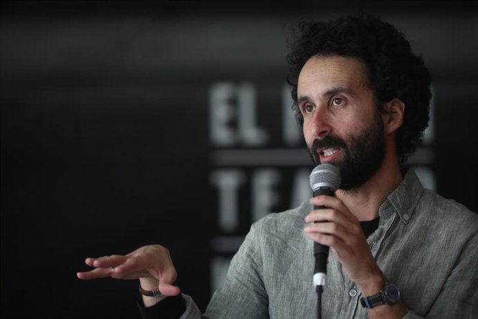 Pablo Remón en la presentación de la obra de teatro El tratamiento en el Teatro Pavón Kamikaze de Madrid (Foto de archivo).