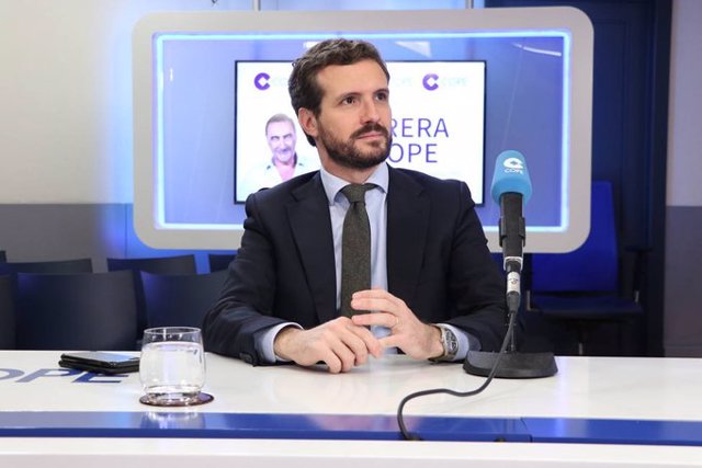 Entrevista al líder del PP, Pablo Casado