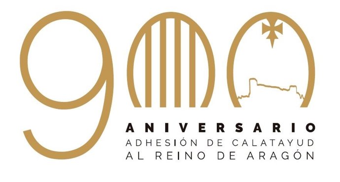Logo del 900 aniversario de la adhesión de la ciudad de Calatayud al Reino de Aragón.