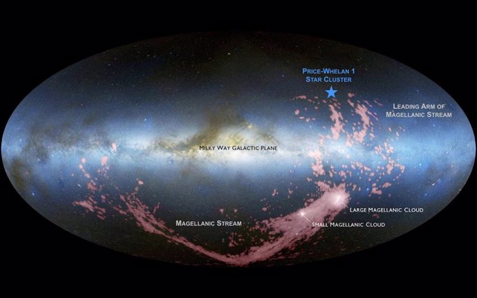 La inminente colisión de nuestra galaxia ya produce nuevas estrellas