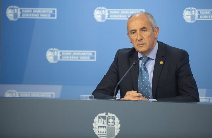 El portavoz del Gobierno Vasco, Josu Erkoreka,