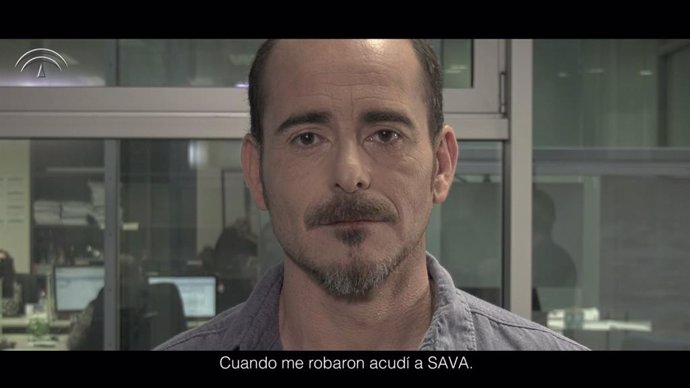 Imagen de la campaña de la Junta en redes sociales sobre el Servicio de Atención a las Víctimas en Andalucía (SAVA)