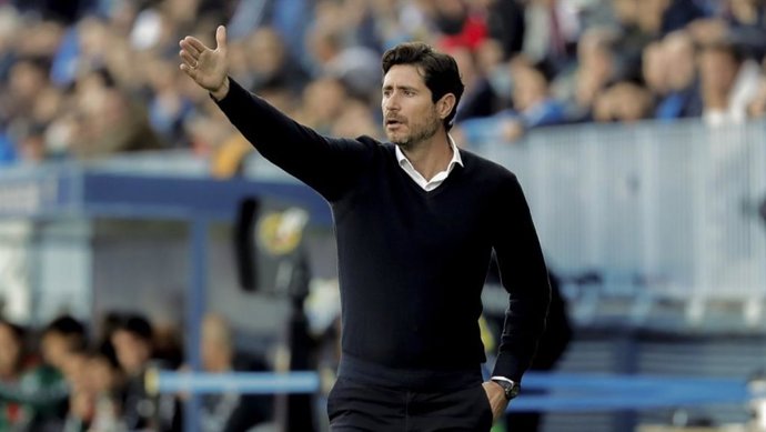 L'entrenador del Mlaga, Víctor Sánchez del Amo
