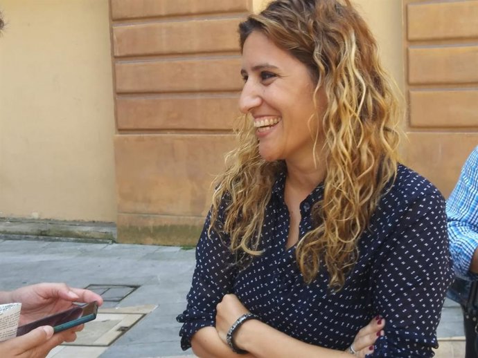 La concejala de Somos en el Ayuntamiento de Oviedo, Anabel Santiago.