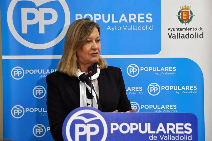 La presidenta del Grupo Municipal Popular en el Ayuntamiento de Valladolid.