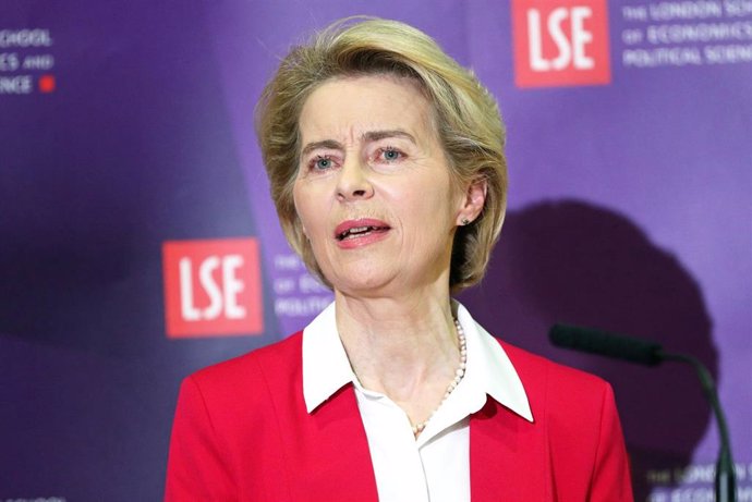 Ursula von der Leyen en un discurso en la London School of Economics