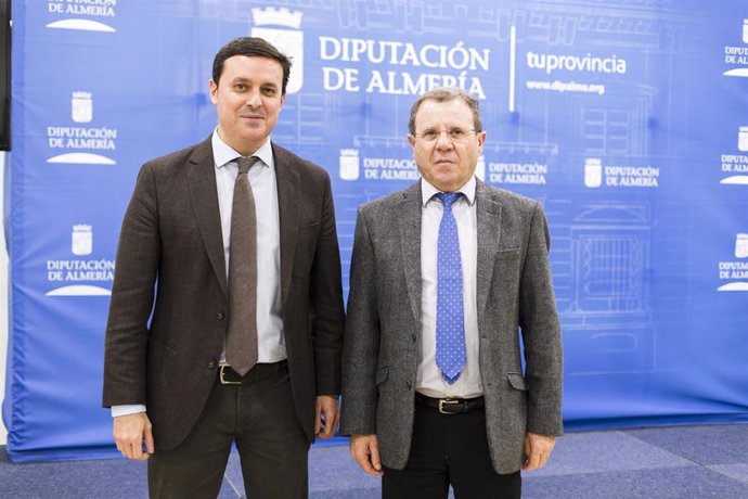El presidente de la Diputación de Almería y el presidente de la Cámara de Comercio de Almería