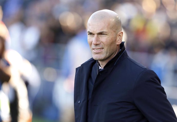Zinédine Zidane, entrenador del Real Madrid.